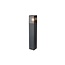 LioLights DENVER | Tuinpaal | Glas | zwart | IP44 | E27 | vierkant