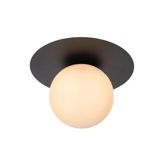 Lucide TRICIA - Plafonnier - Ø 25 cm - 1xE27 - Noir - 79187/01/30