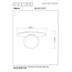TRICIA - Plafonnier - Ø 25 cm - 1xE27 - Blanc - 79187/01/31