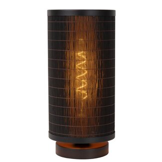 Lucide TAGALOG - Table lamp - Ø 15 cm - 1xE27 - Black - 21529/15/30