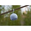 SPHERE - Rechargeable Hanging Lamp Outdoor - Battery - Ø 10.2 cm - LED Dim. - 1x2W 2700K - IP54 - 3 StepDim - White - 27800/01/31