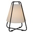 PYRAMID - Oplaadbare Tafellamp Buiten - Accu/Batterij - LED Dimb. - 1x2W 2700K - IP54 - Antraciet - 27801/01/29