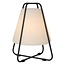 PYRAMID - Oplaadbare Tafellamp Buiten - Accu/Batterij - LED Dimb. - 1x2W 2700K - IP54 - Antraciet - 27801/01/29