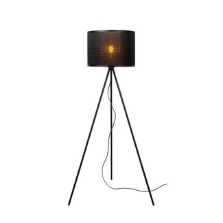Lucide TAGALOG - Floor lamp - Ø 55 cm - 1xE27 - Black - 21729/81/30