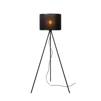 Lucide TAGALOG - Vloerlamp - Ø 55 cm - 1xE27 - Zwart - 21729/81/30