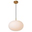 Lucide ELYSEE - Suspension - Ø 38 cm - 1xE27 - Opale - 21430/38/61