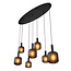 ELOISE - Hanging lamp - 7xE27 - Black - 45405/07/30