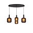 Lucide ELOISE - Hanglamp - 4xE27 - Zwart - 45405/04/30