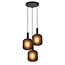 ELOISE - Hanging lamp - Ø 40 cm - 3xE27 - Black - 45405/13/30