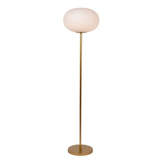 Lucide ELYSEE - Vloerlamp - Ø 38 cm - 1xE27 - Opaal - 21730/01/61