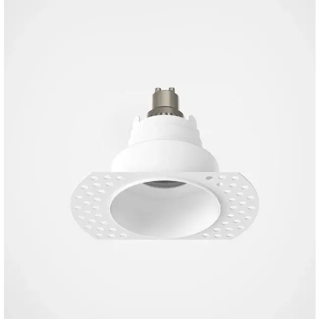 Trimless Slimline Fixed Fire-Rated IP65 Matte white