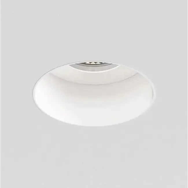 Trimless Slimline Fixed Fire-Rated IP65 Matte white