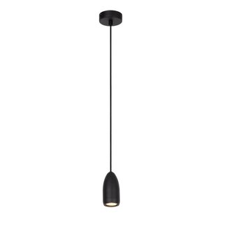 Lucide EVORA - Hanging lamp - Ø 10 cm - 1xGU10 - Black - 45406/01/30
