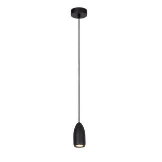 Lucide EVORA - Hanglamp - Ø 10 cm - 1xGU10 - Zwart - 45406/01/30