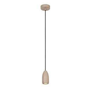 Lucide EVORA - Suspension - Ø 10 cm - 1xGU10 - Taupe - 45406/01/41