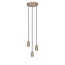 EVORA - Hanging lamp - Ø 25 cm - 3xGU10 - Taupe - 45406/13/41