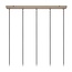 EVORA - Hanging lamp - Ø 10 cm - 5xGU10 - Taupe - 45406/05/41