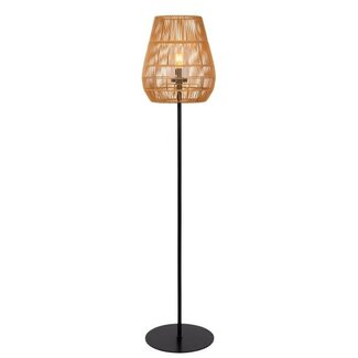 Lucide NERIDA - Lampadaire Extérieur - Ø 35 cm - 1xE27 - IP44 - Naturel - 03845/81/72