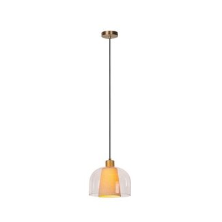 Lucide GUNHILD - Hanging lamp - Ø 24 cm - 1xE27 - Transparent - 30460/01/60