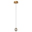 DILENKO - Hanging lamp - Ø 14 cm - LED - 1x4,2W 2700K - Matt Gold / Brass - 13497/03/02