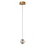 DILENKO - Hanging lamp - Ø 14 cm - LED - 1x4,2W 2700K - Matt Gold / Brass - 13497/03/02