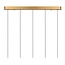 DILENKO - Hanging lamp - LED Dim. - 5x3.5W 2700K - Matte Gold / Brass - 13497/16/02