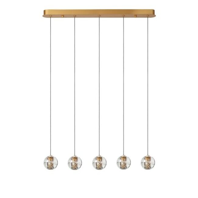 DILENKO - Suspension - LED Dim. - 5x3.5W 2700K - Or Mat / Laiton - 13497/16/02