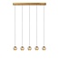 DILENKO - Hanging lamp - LED Dim. - 5x3.5W 2700K - Matte Gold / Brass - 13497/16/02