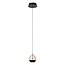 Lucide SENTUBAL - Hanging lamp - Ø 14 cm - LED - 1x6.3W 2700K - Black - 13498/05/30