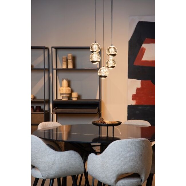 SENTUBAL - Suspension - Ø 35 cm - LED Dim. - 5x52W 2700K - Noir - 13498/24/30