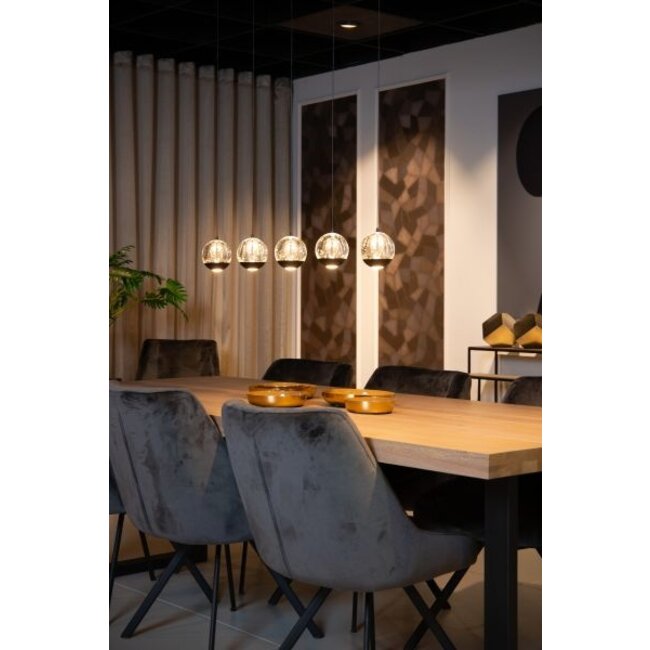 SENTUBAL - Hanging lamp - LED Dim. - 5x5.3W 2700K - Black - 13498/25/30