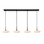 Lucide TREVOR - Suspension - 4xG9 - Opale - 25414/04/61