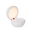 Lucide CLIPPER - Lampe de table rechargeable - Batterie - Ø 12 cm - LED - 1x2,2W 2700K - Blanc - 27505/02/31