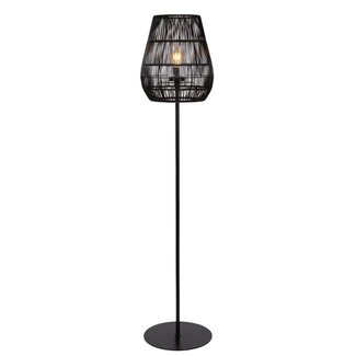 Lucide NERIDA - Lampadaire Extérieur - Ø 35 cm - 1xE27 - IP44 - Noir - 03845/81/30