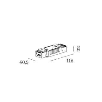 Wever & Ducré Driver LED 500mA - 20W - DALI