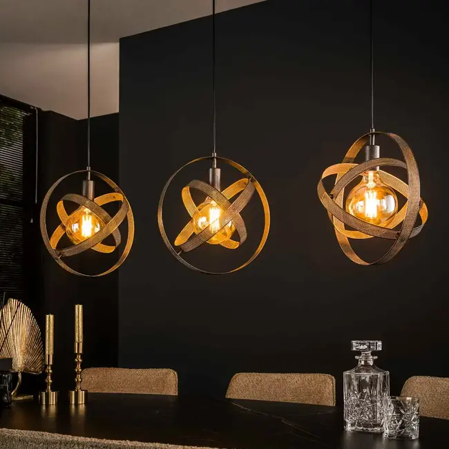 Pendant lamp 3L cosmos mesh