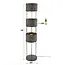 Vloerlamp 3L tower waterhyacint