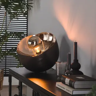 Lampe à poser Ø36 miroir L