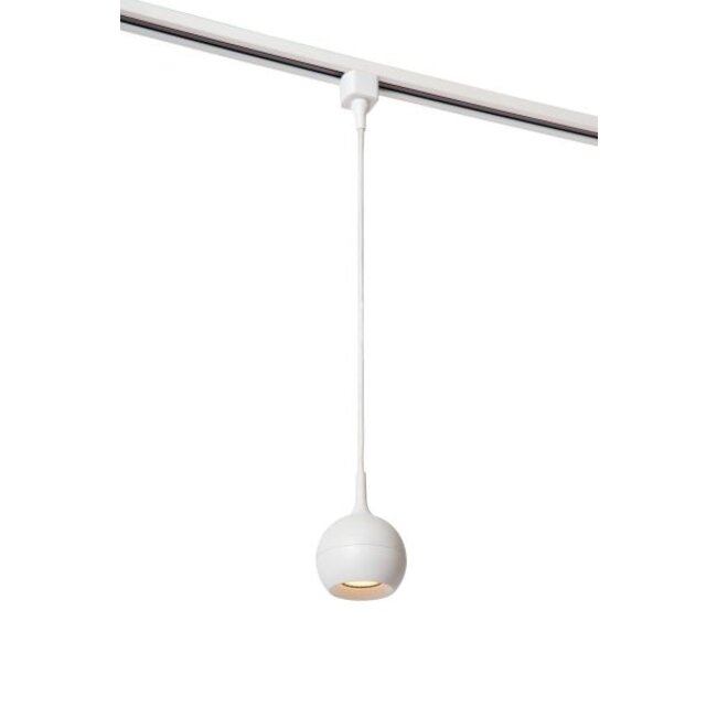 TRACK FAVORI Lampe suspendue - Système sur rail monophasé / éclairage sur rail - 1xGU10 - Blanc - 09956/01/31