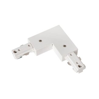 Lucide TRACK L-connector - 1-phase Track system / Track lighting - Left - White - 09950/05/31