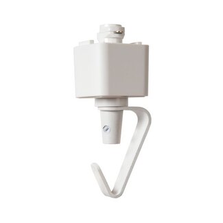 Lucide TRACK Adaptateur de lampe suspendue - Système de rail / éclairage sur rail monophasé - Blanc - 09957/01/31