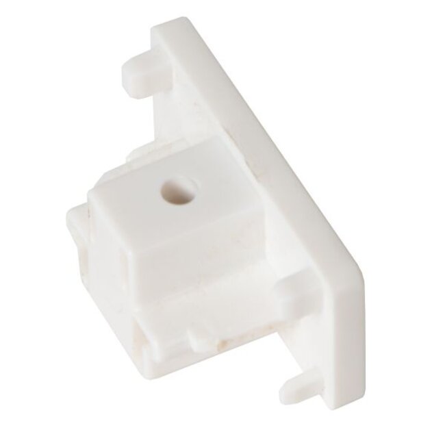 TRACK Eindkap - 1-fase Railsysteem / Railverlichting - Set van 2 - Wit - 09950/10/31