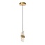 Lucide KLIGANDE - Hanging lamp - Ø 13 cm - LED - 1x9W 2700K - Matt Gold / Brass - 13496/07/02