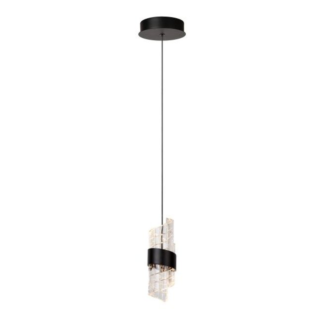 KLIGANDE - Hanglamp - Ø 13 cm - LED - 1x9W 2700K - Zwart - 13496/07/30