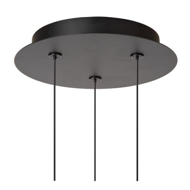 KLIGANDE - Lampe à suspension - Ø 25 cm - Variation LED. - 3x8W 2700K - Noir - 13496/21/30