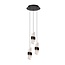 Lucide KLIGANDE - Lampe à suspension - Ø 25 cm - Variation LED. - 3x8W 2700K - Noir - 13496/21/30