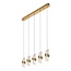 KLIGANDE - Hanging lamp - LED Dimming. - 5x7.8W 2700K - Matt Gold / Brass - 13496/35/02