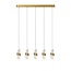 KLIGANDE - Hanging lamp - LED Dimming. - 5x7.8W 2700K - Matt Gold / Brass - 13496/35/02