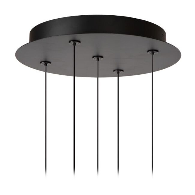 KLIGANDE - Lampe à suspension - Ø 30 cm - Variation LED. - 5x8W 2700K - Noir - 13496/36/30