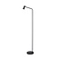 Lucide STIRLING - Rechargeable Floor Lamp - Accu/Battery - LED Dim. - 1x3W 2700K - 3 StepDim - Black - 36720/03/30